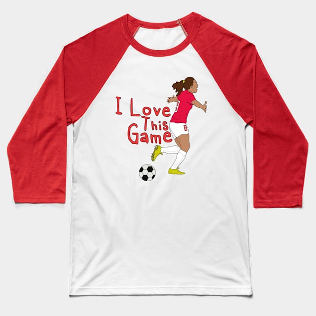 I Love This Game Baseball T-Shirt by DiegoCarvalho